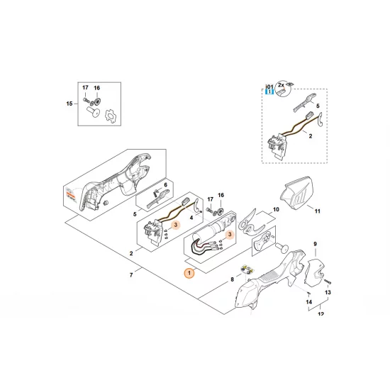 STIHL  Obudowa filtra 4137 140 2801